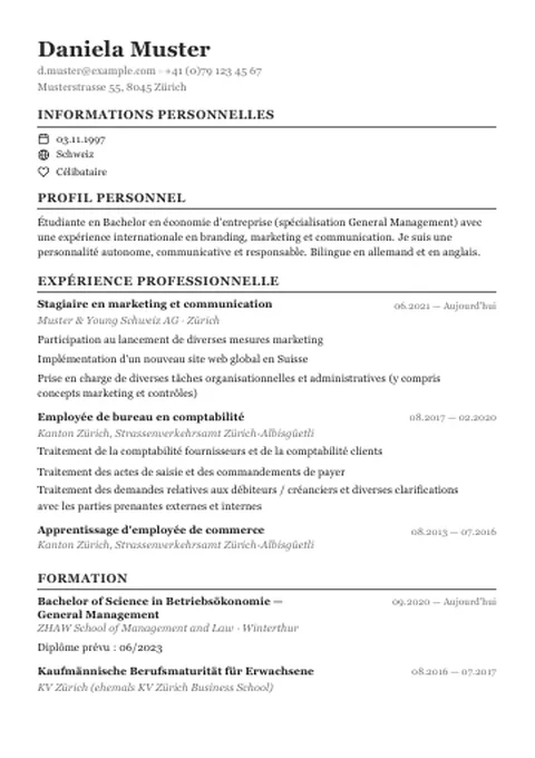 CV · ATS Classic