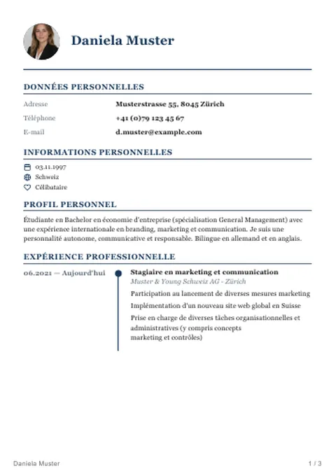 CV · Timeline Classic