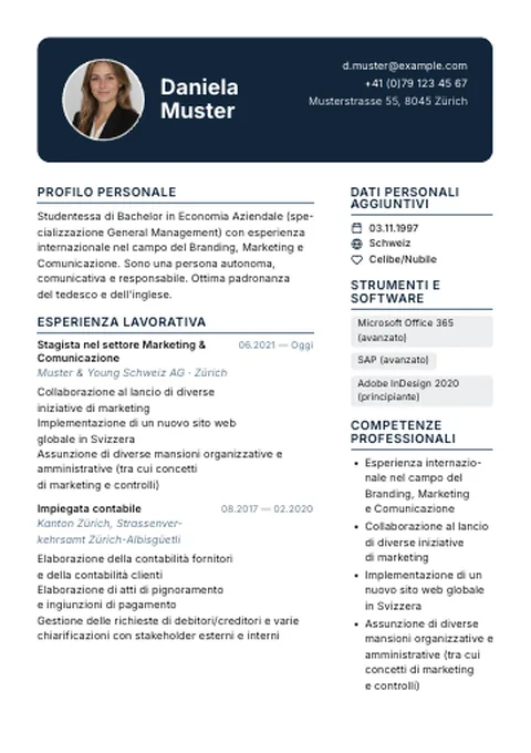 CV · Card Header